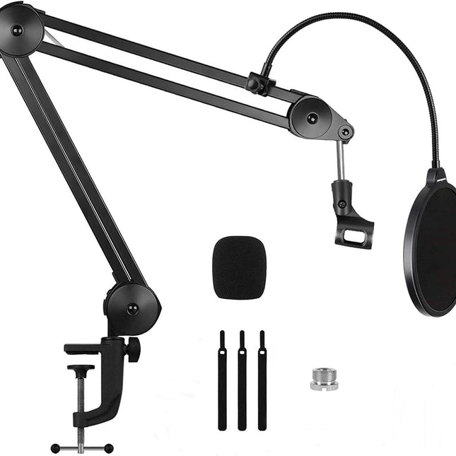 Heavy Duty Microphone Arm Microphone Stand Suspension Scissor Boom