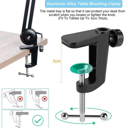 Heavy Duty Microphone Arm Microphone Stand Suspension Scissor Boom