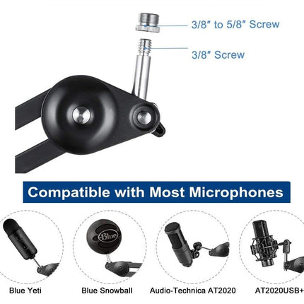 Heavy Duty Microphone Arm Microphone Stand Suspension Scissor Boom