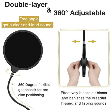 Heavy Duty Microphone Arm Microphone Stand Suspension Scissor Boom