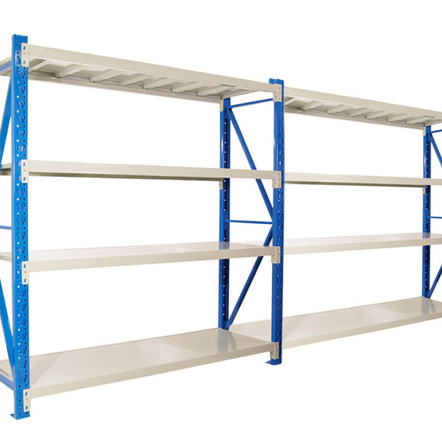 2 Bay Garage Storage Steel Rack Shelving 3.0m 800kg