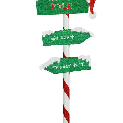 134cm Christmas Sign - North Pole