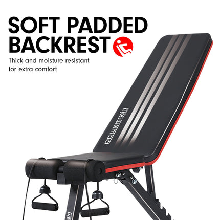 Powertrain Adjustable Incline Decline Exercise Bench