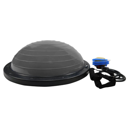 Powertrain Fitness Yoga Ball Home Gym Workout Balance Trainer - Grey