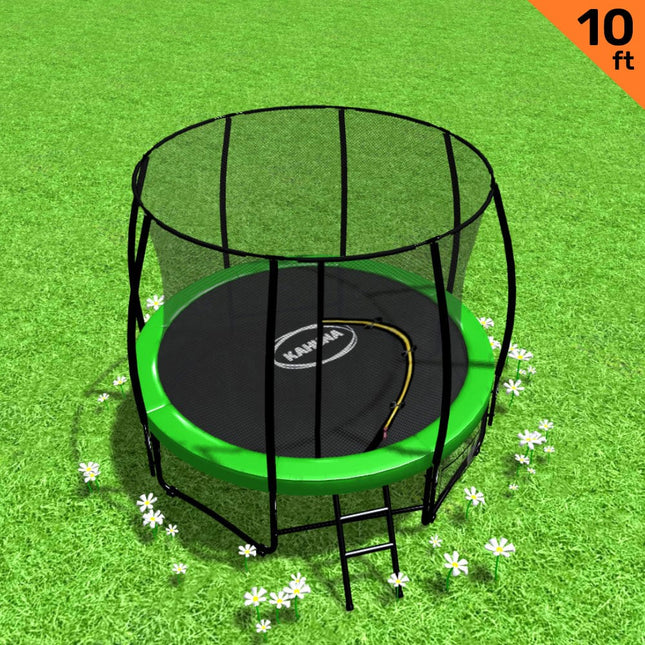 Kahuna 10 ft Trampoline - Green