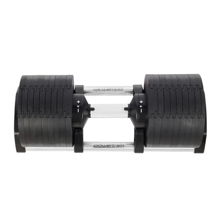 Powertrain Eon 45kg Adjustable Dumbbell Home Gym 9 Strength Training Safety Lock System For Bui