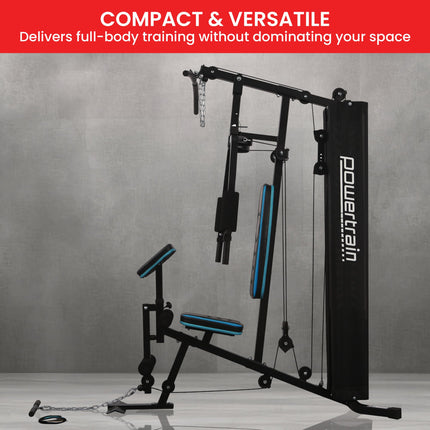 Powertrain JX-300 Multi Station Home Gym 44kg Weight Cable Machine