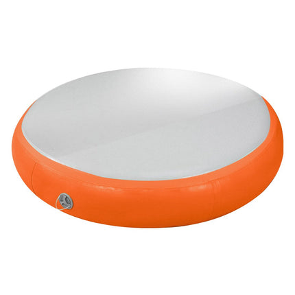 Powertrain 1m Air Track Spot Round Inflatable Tumbling Mat - Orange