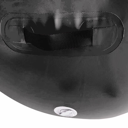 Powertrain Inflatable Air Barrel Exercise Roller 120cm x 75cm - Black