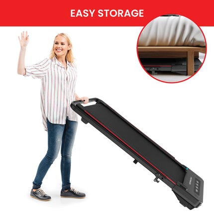 Powertrain K400 Electric Under Desk Treadmill Walking Pad Foldable Handrail