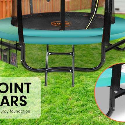 Kahuna 10 ft Trampoline - Green