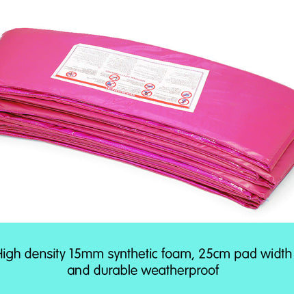 Powertrain Replacement Trampoline Spring Safety Pad - 12ft Pink