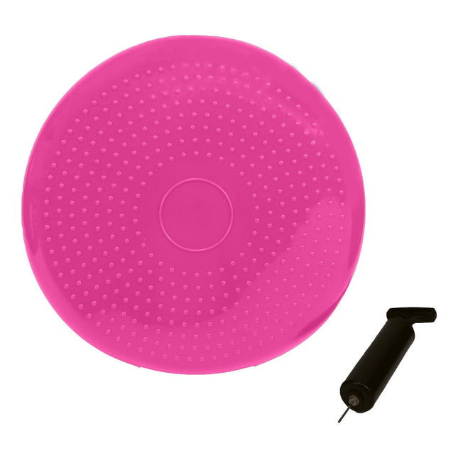 Powertrain Yoga Stability Disc Pilates Balance Trainer - Pink