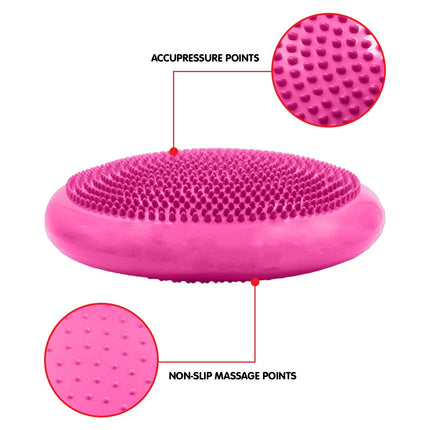 Powertrain Yoga Stability Disc Pilates Balance Trainer - Pink